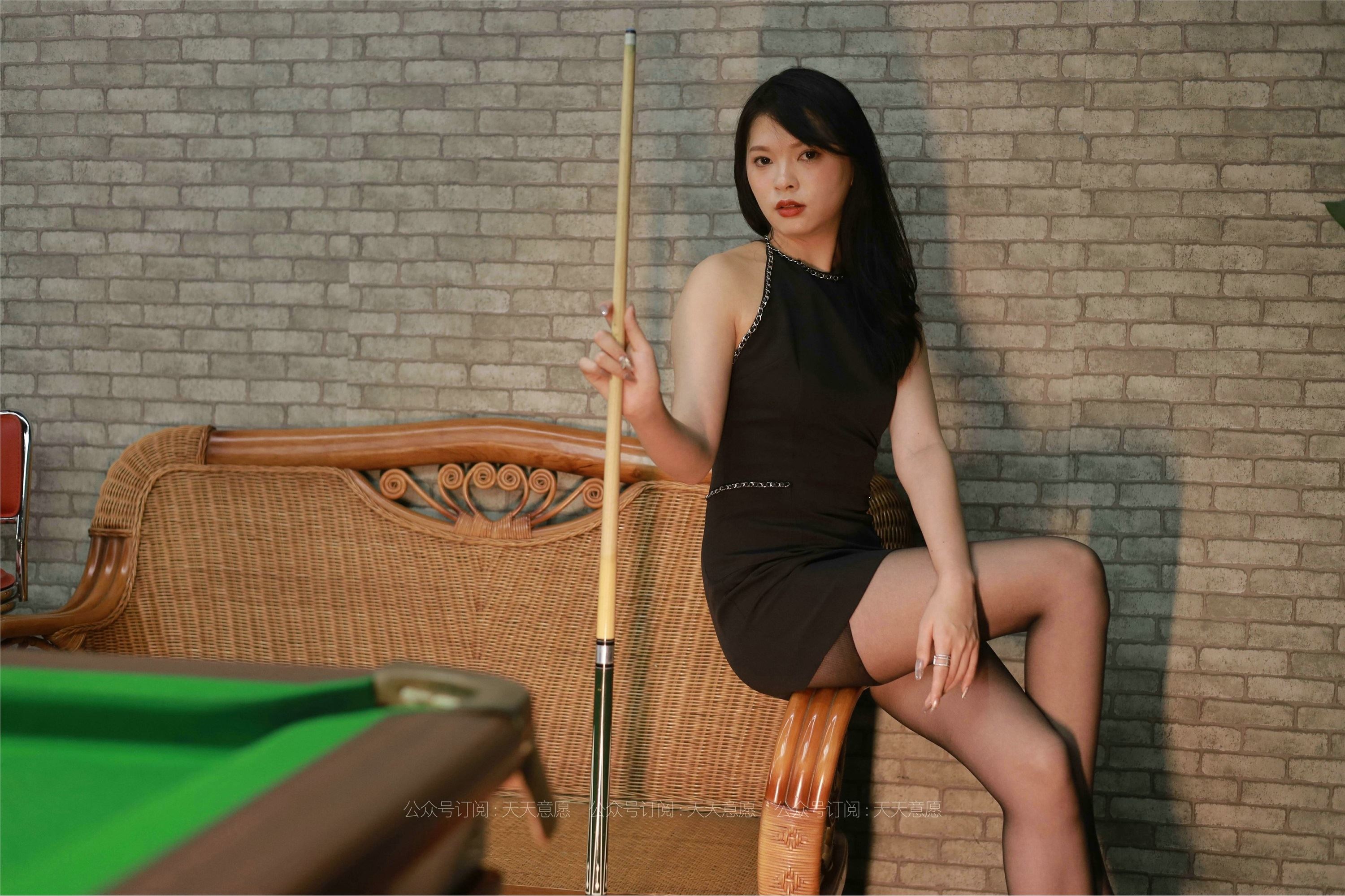 IESS异思趣向  2021.08.12 丝享家887：小七《台球长腿辣妹》